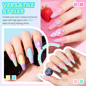 VANREESA matte top coat close-up showing velvety finish and modern look