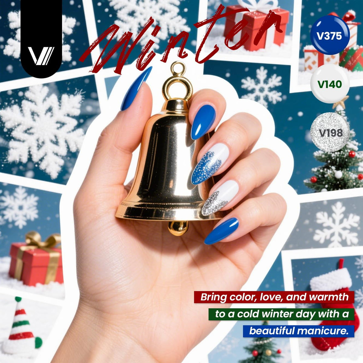 VANREESA nails in use lifestyle shot demonstrating polished salon-quality results at home