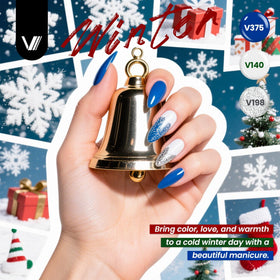 VANREESA nails in use lifestyle shot demonstrating polished salon-quality results at home