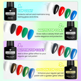 VANREESA manicure tools and accessories neatly arranged for step-by-step use