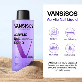 VANSISOS brush creating acrylic bead for easy bead control and shaping