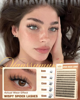 Vanssymunlin demo of flexible band bending to hug lash line for comfortable wear