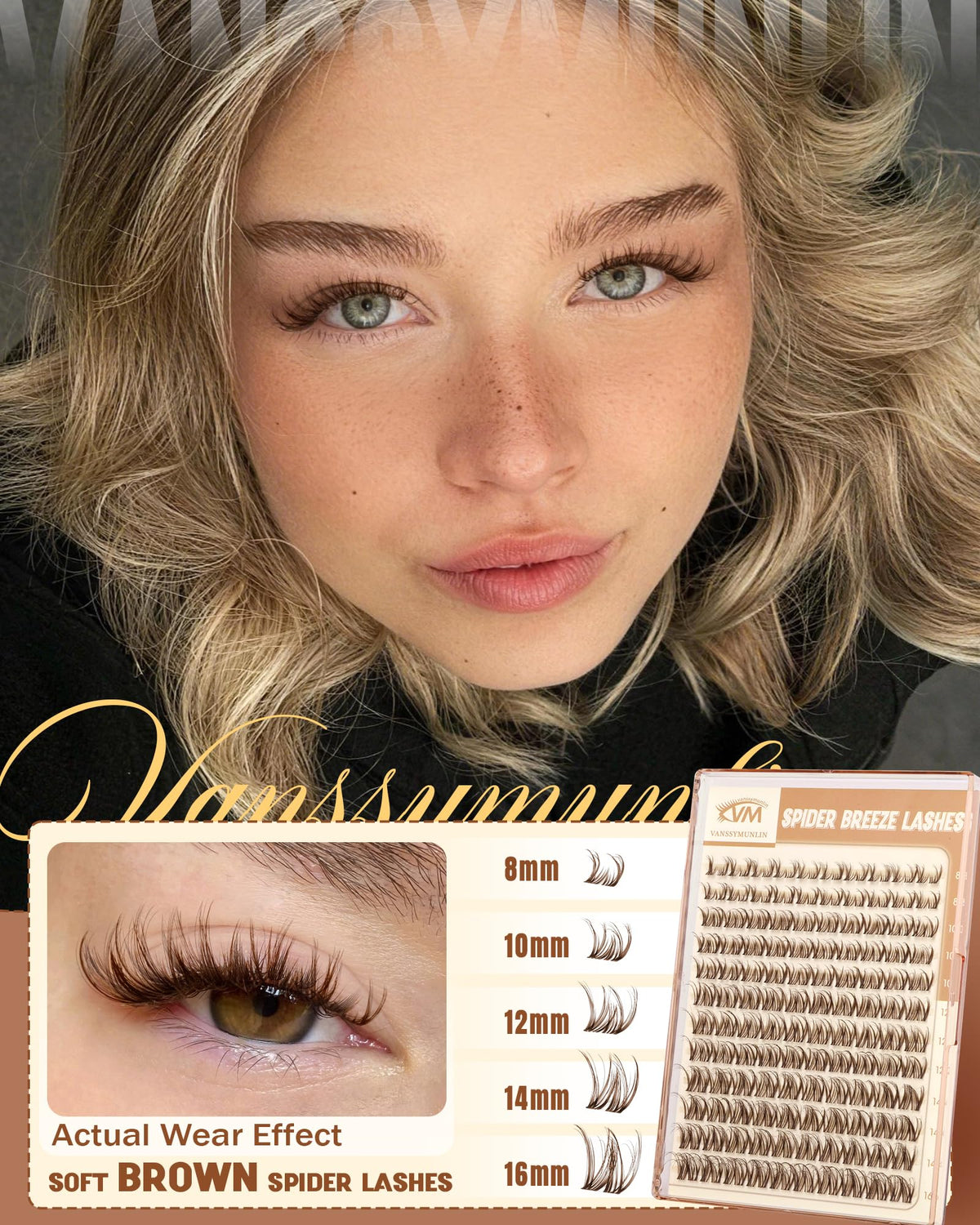 Vanssymunlin before and after eye view illustrating natural mascara effect and subtle drama