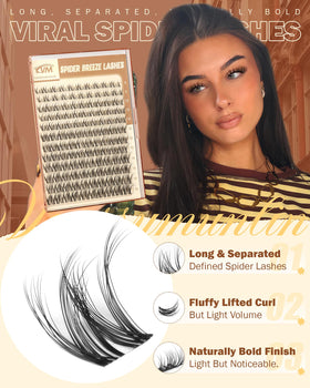 Vanssymunlin lashes worn in daytime look offering natural lift benefit