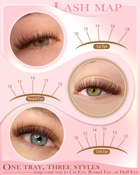 Vanssymunlin ruler alongside lashes showing 10–16mm lengths for tailored styling