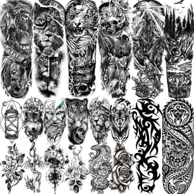 VANTATY front packaging showing 20-sheet temporary tattoo set for clear purchase choice