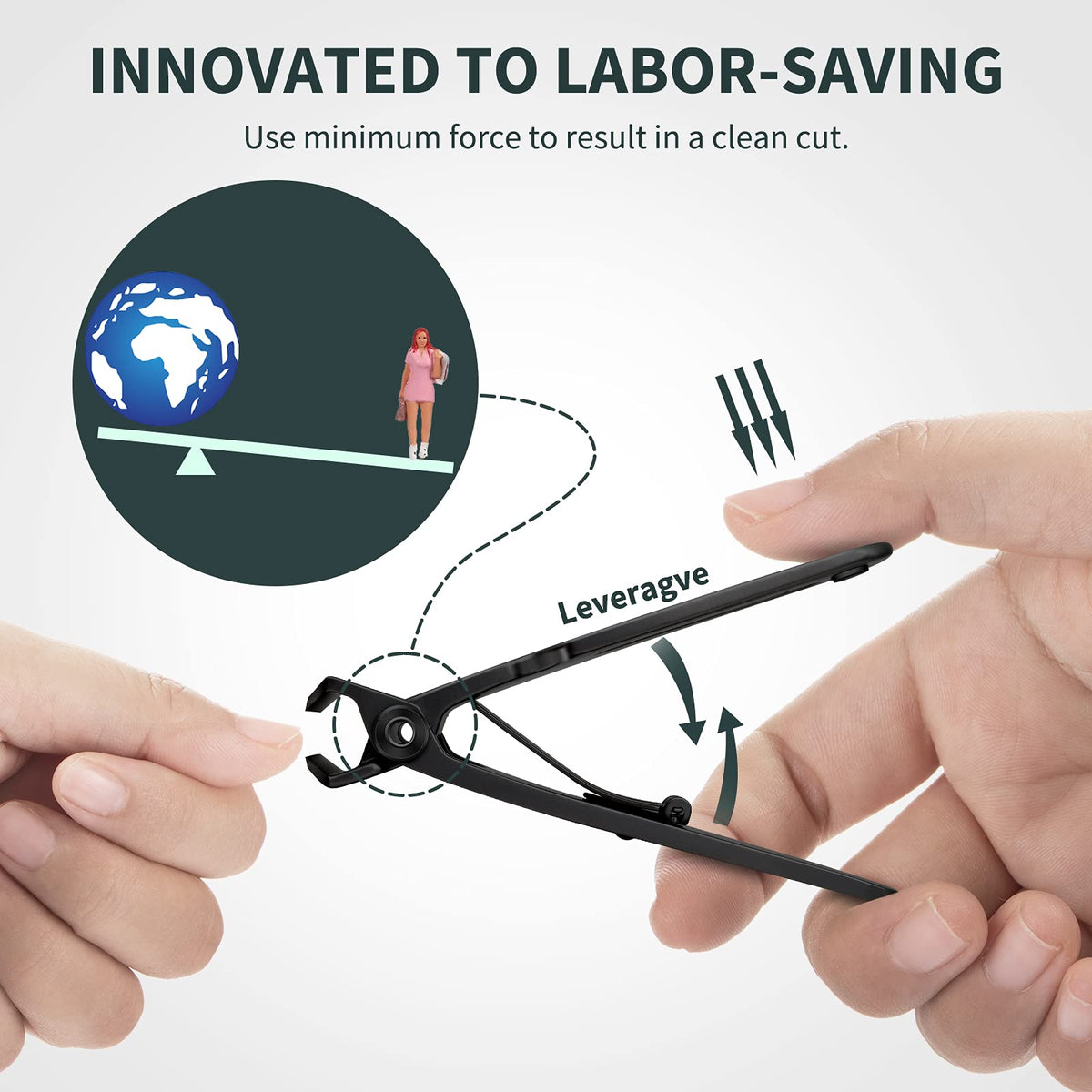 VANWIN ergonomic non-slip handle delivering comfortable grip and leverage