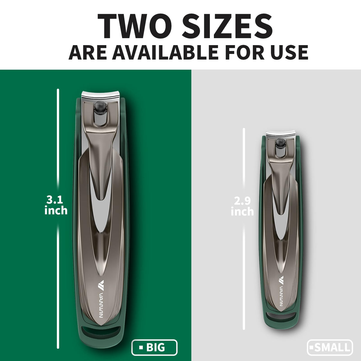 VANWIN large clippers close-up showing sharp stainless-steel blades for clean cuts
