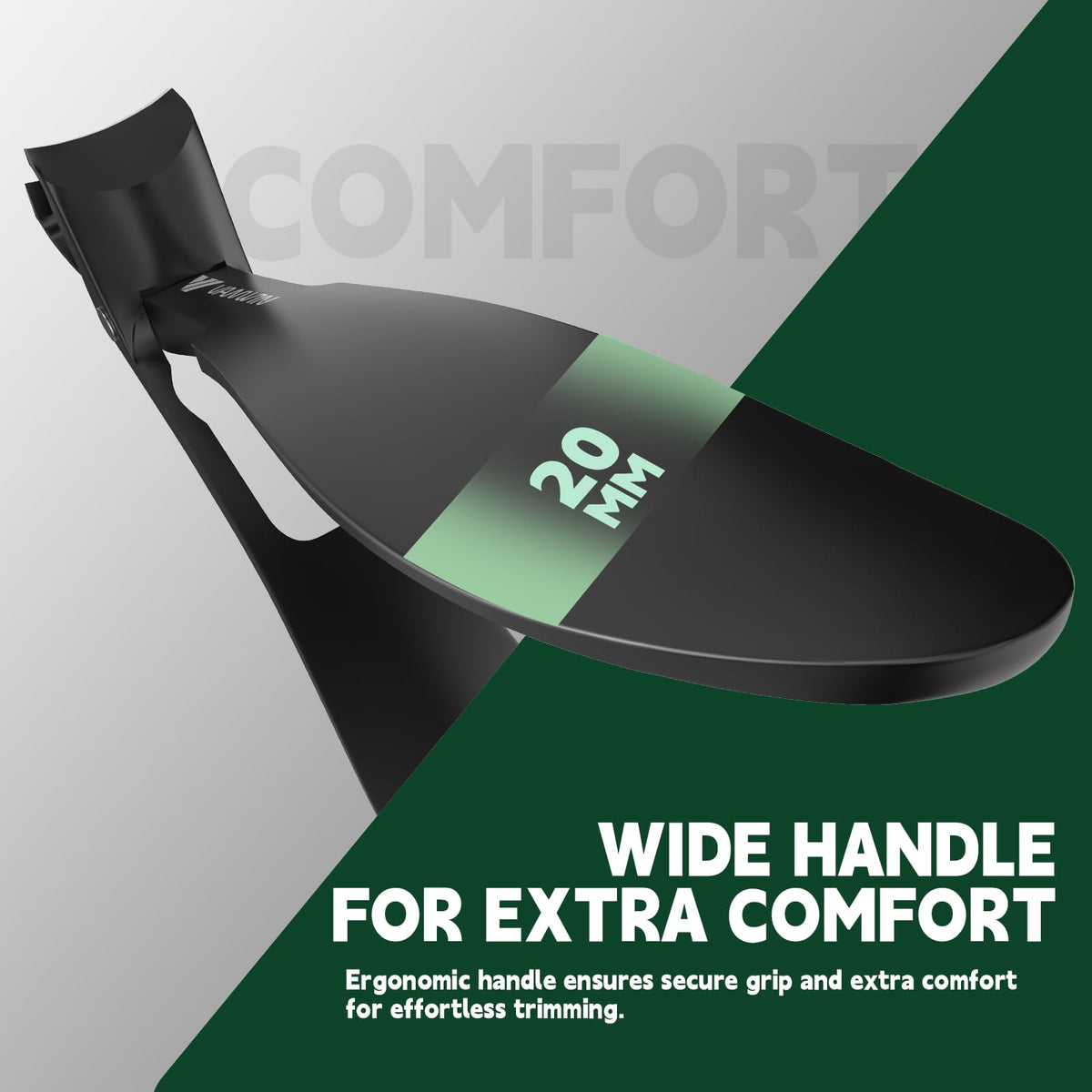 VANWIN long textured handle delivering better leverage and secure grip for seniors