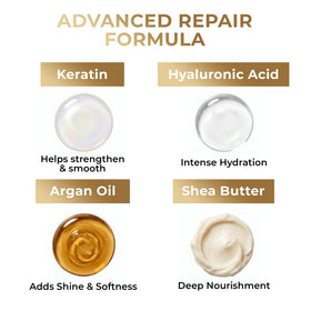 VAO ingredient focus with argan oil droplet highlighting nourishment benefits