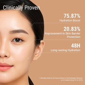 varuza texture close-up demonstrating creamy hydrating non-greasy finish