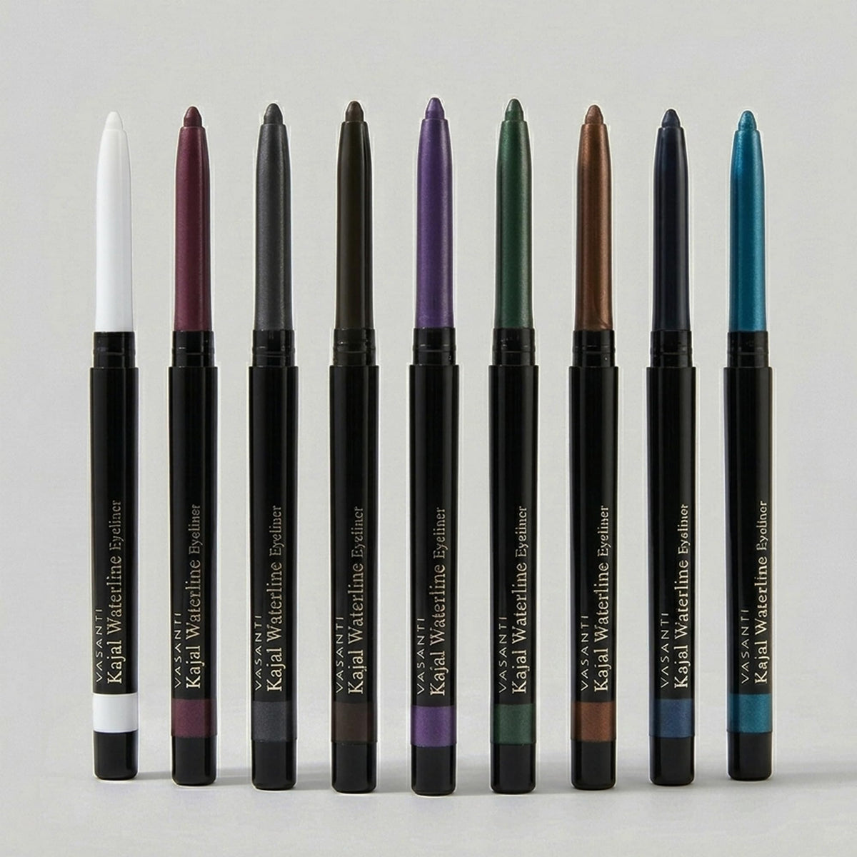 VASANTI model wearing eyeliner illustrating smudge-resistant finish