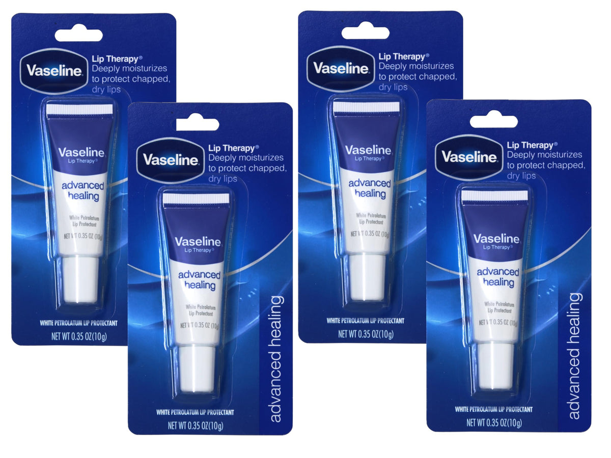 Vaseline front tin showing branding and compact size for easy carry