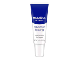 Close-up of Vaseline tin label highlighting brand and product details
