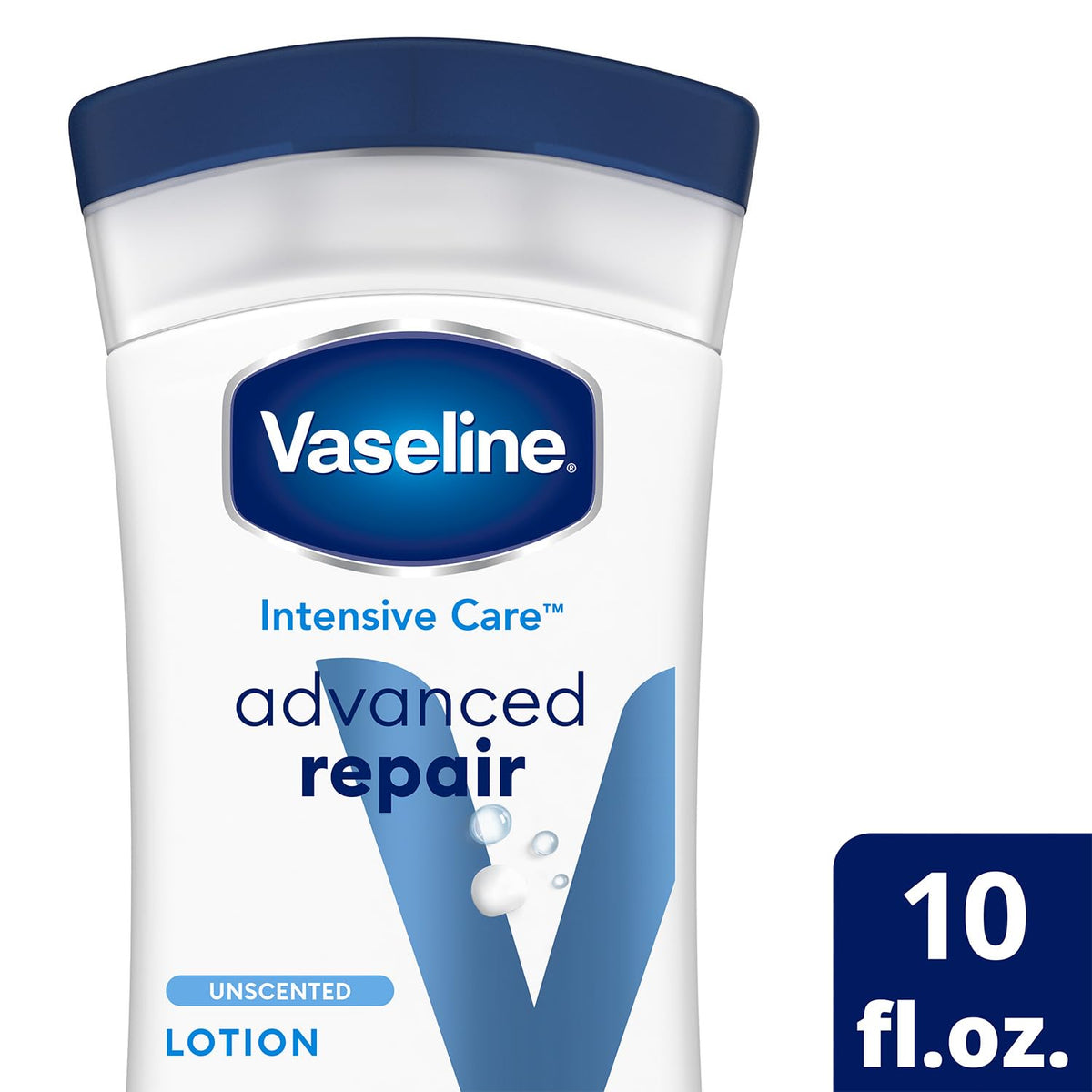 Vaseline lotion texture close-up highlighting fast absorption