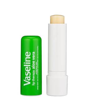 Vaseline Aloe in outdoor setting showing protection during wind and cold