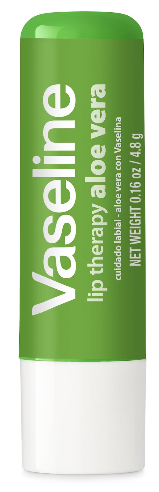 Vaseline Aloe next to credit card showing compact pocket-friendly size
