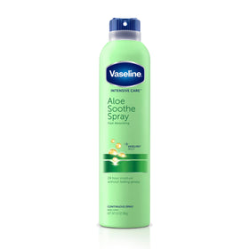 Vaseline bottle front view showing label and compact travel-friendly size benefit
