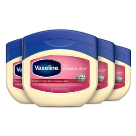 Vaseline front packaging showing gentle baby jelly and protection