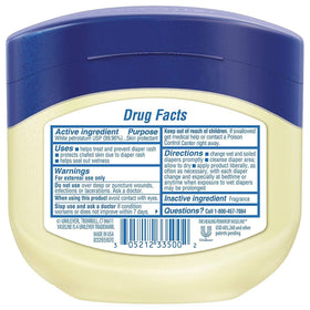 Vaseline in a nighttime changing routine promoting skin comfort