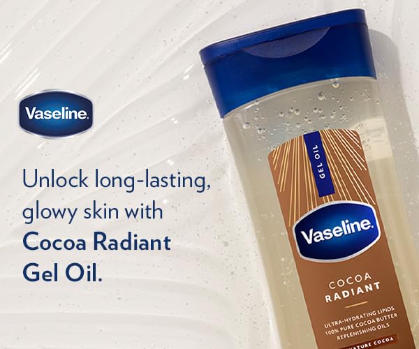 Vaseline bottle in hand illustrating easy application and portable hydration benefit