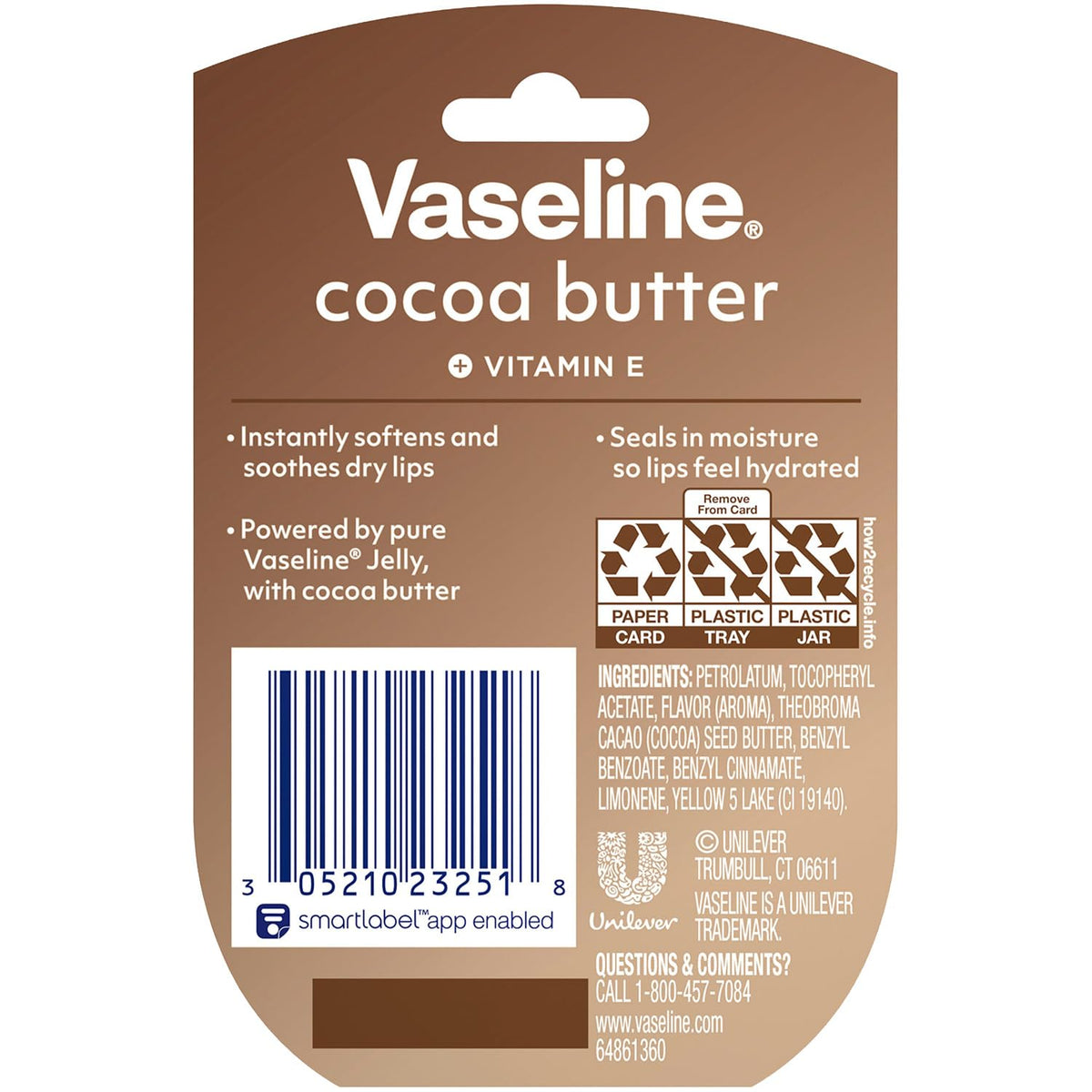 Vaseline open jar texture close-up demonstrating smooth cocoa butter petroleum jelly
