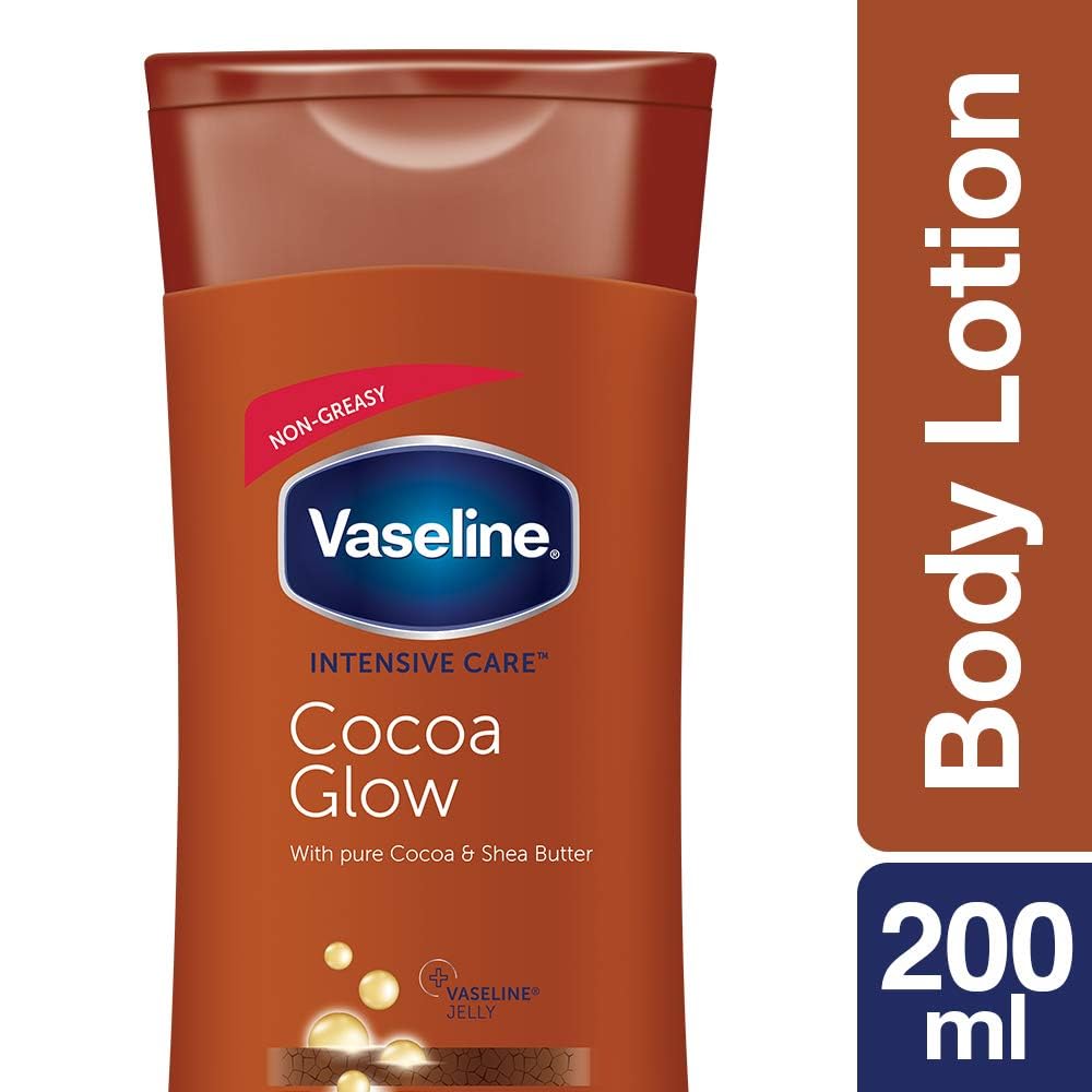 Vaseline pump and cap detail highlighting easy dispensing benefit