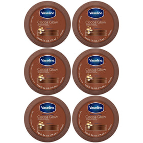Vaseline front packaging showing six travel tubes and product benefit