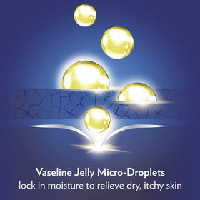 Hand holding Vaseline can to show 6.5oz scale and easy application convenience