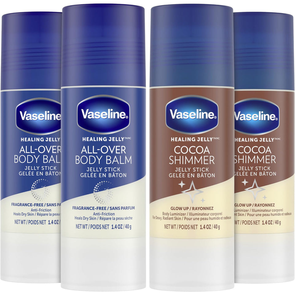 Vaseline front packaging showing the lotion bundle and benefits