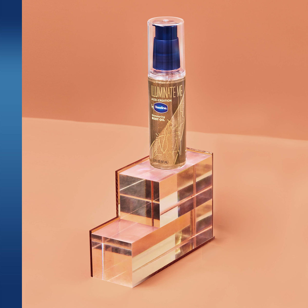 Vaseline lifestyle evening glow on model creating camera-ready radiant skin