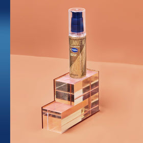 Vaseline lifestyle evening glow on model creating camera-ready radiant skin