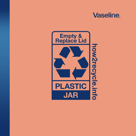 Ingredient label close-up showing Vaseline organic shea sourcing information