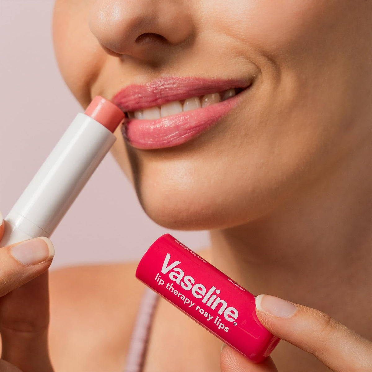 Vaseline ingredients label closeup emphasizing Vitamin E and Vaseline Jelly