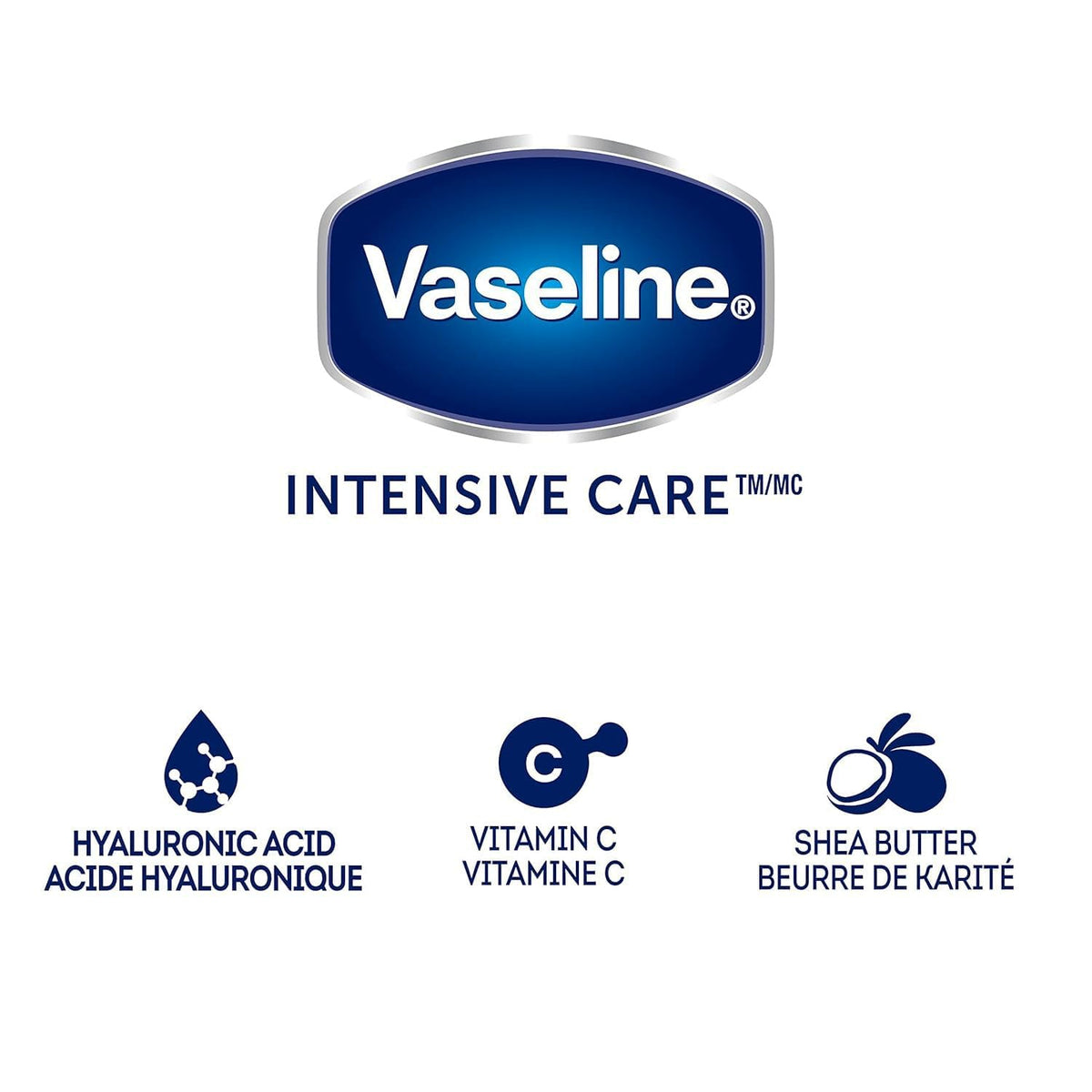 Oat extract and lipids visual for Vaseline emphasizing soothing benefit
