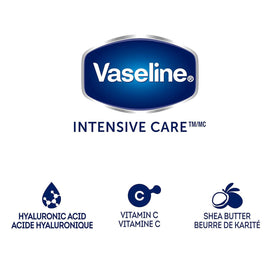 Oat extract and lipids visual for Vaseline emphasizing soothing benefit