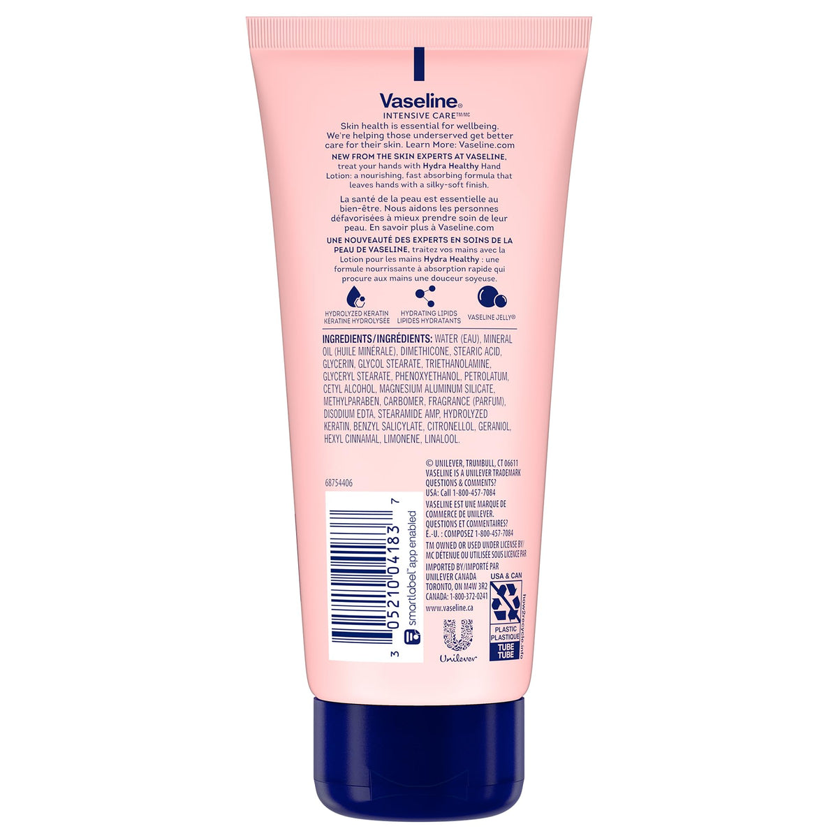 Vaseline cream texture on fingertip highlighting fast absorption
