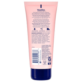 Vaseline cream texture on fingertip highlighting fast absorption