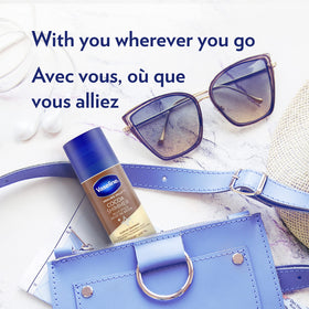 Vaseline product label close-up highlighting ingredients and dermatologist recommendation