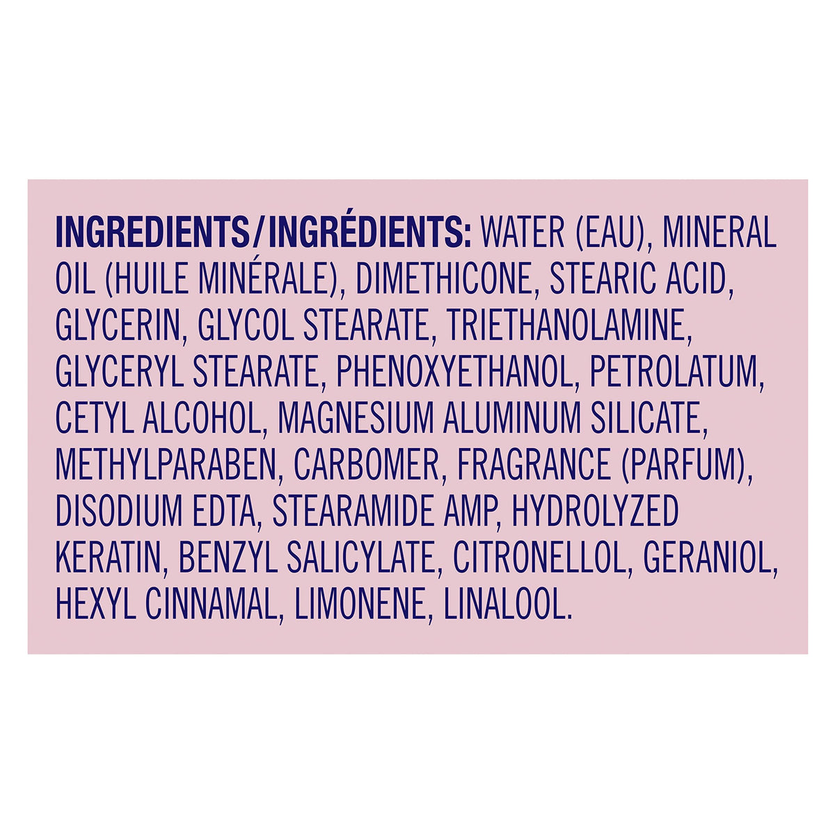 Vaseline label close-up highlighting keratin and petroleum jelly benefits