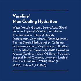 Outdoor lifestyle shot with Vaseline applied after activity showing refreshing cooling benefit