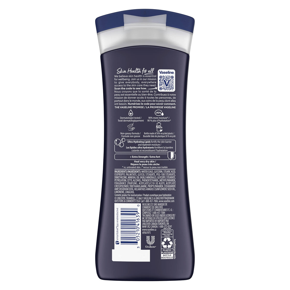 Vaseline Lip Therapy jar top view indicating small, travel-ready lip care