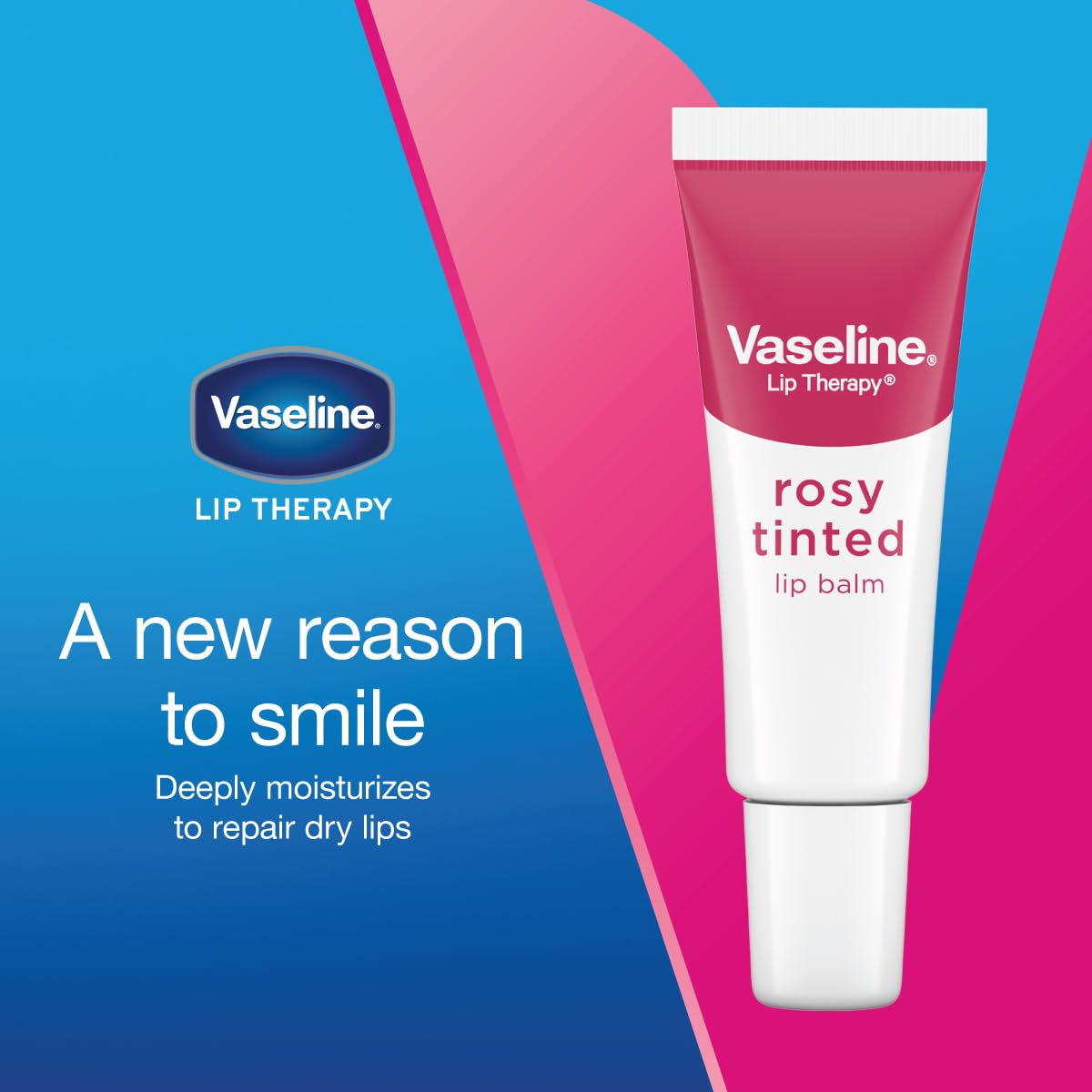 Vaseline label close-up showing product name and ingredients for transparent choice
