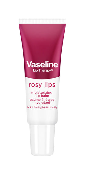 Vaseline single tube angled to show compact design and easy-glide applicator benefit