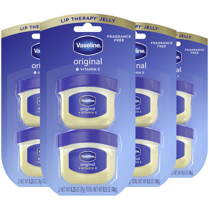 Vaseline mini jars front packaging showing compact travel convenience and value