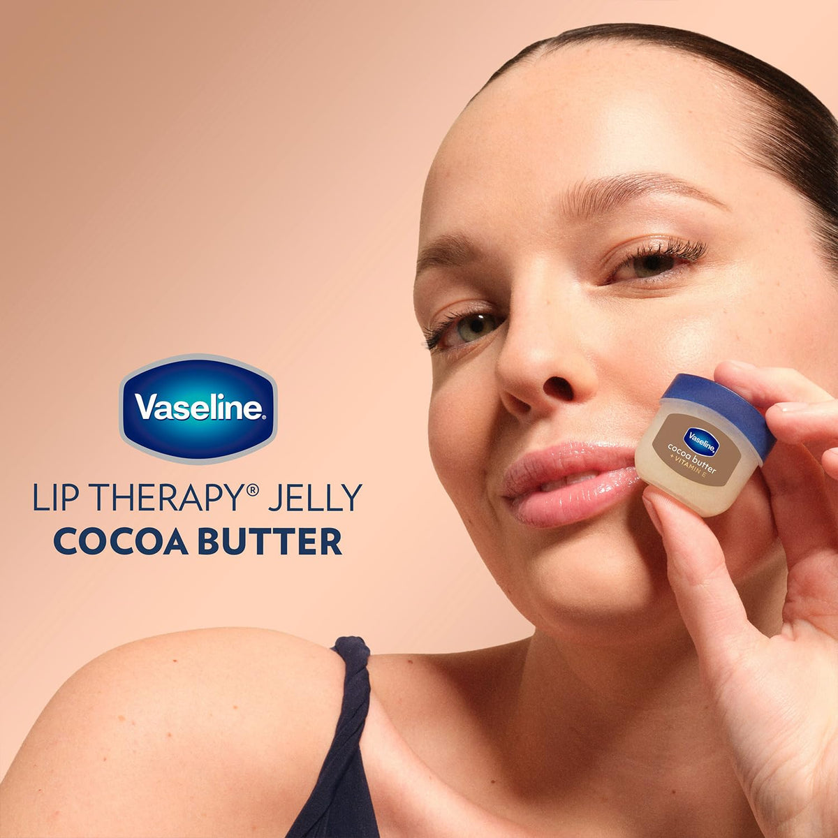 Vaseline jar on nightstand indicating overnight lip care convenience