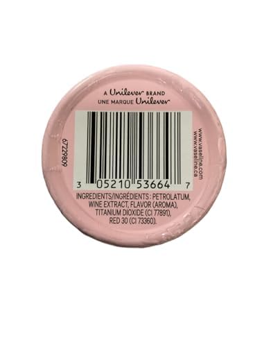 vaseline pink bubbly texture close-up revealing glossy rosé jelly for smooth hydration
