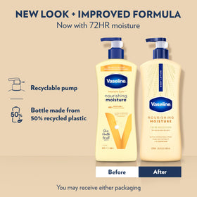 Vaseline pump close-up demonstrating easy dispensing and quick application benefit