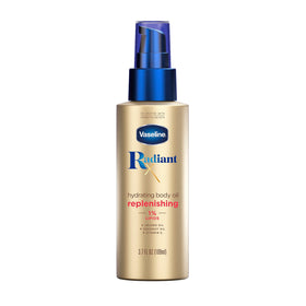 Vaseline Radiant X front packaging showing bottle and label benefits