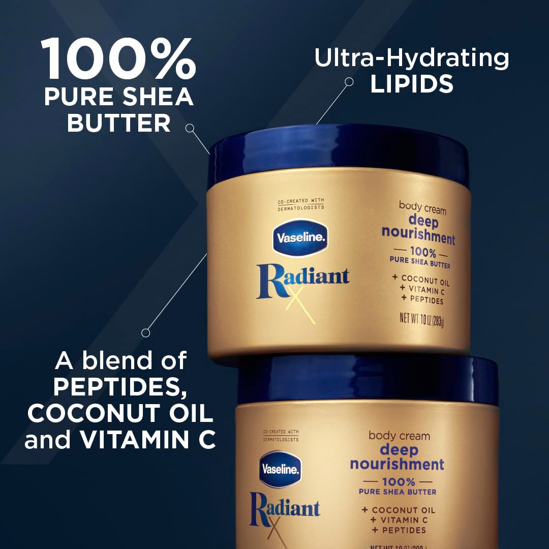 Vaseline cream texture swipe on skin showing smooth absorption benefit